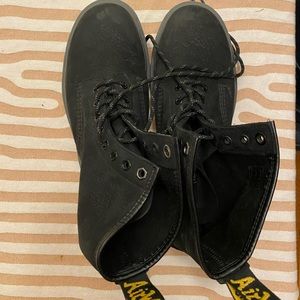 Dr Martens black 1460 mono boots